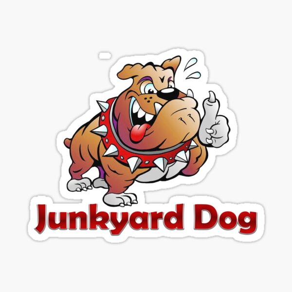 junk-yard-dog-dog-sticker-by-mahdihasan13-redbubble