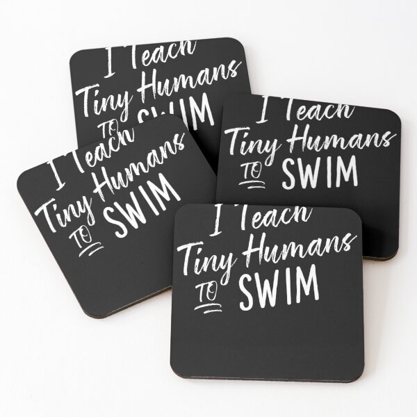 Item preview, Cute Funny Swim Coach Gift  Tiny Humans Swimming Instructor  designed and sold by bakak1xa.