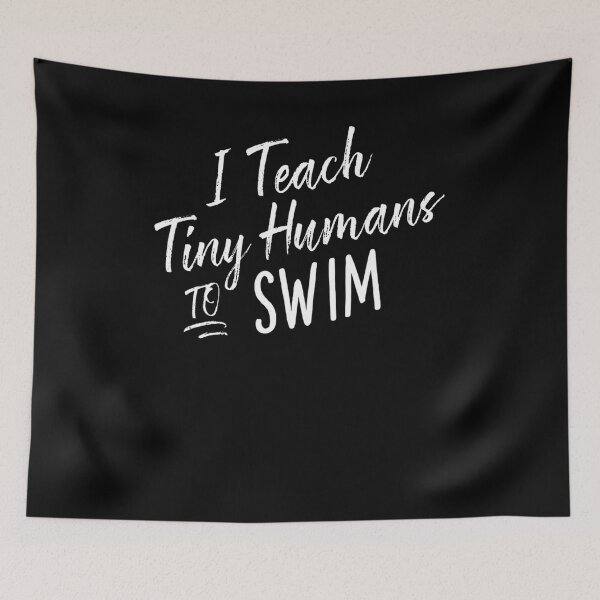 Item preview, Cute Funny Swim Coach Gift  Tiny Humans Swimming Instructor  designed and sold by bakak1xa.