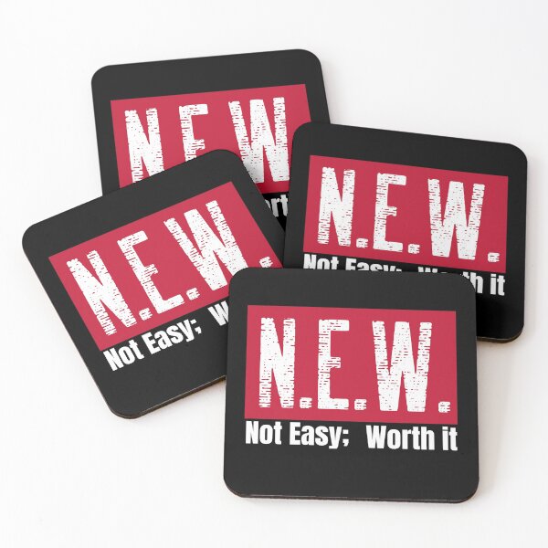 Item preview, N.E.W. Not Easy; Worth It designed and sold by GagiTees.