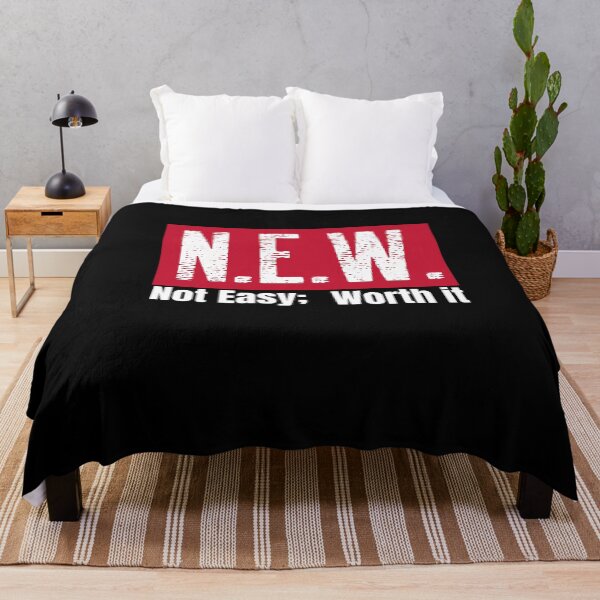 Item preview, N.E.W. Not Easy; Worth It designed and sold by GagiTees.