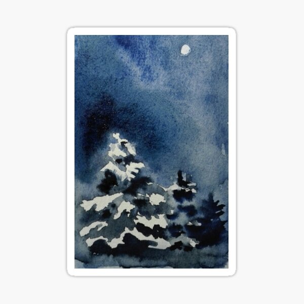Item preview, Winter night designed and sold by Daria Busek.