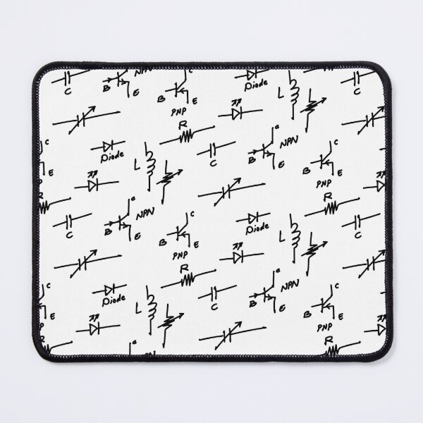 Item preview, Electronics Engineer Design | Mechatroniker | Electrical | Circuit | Transistor | Resistor | Capacitor | Components Symbols designed and sold by mabbaskhann.