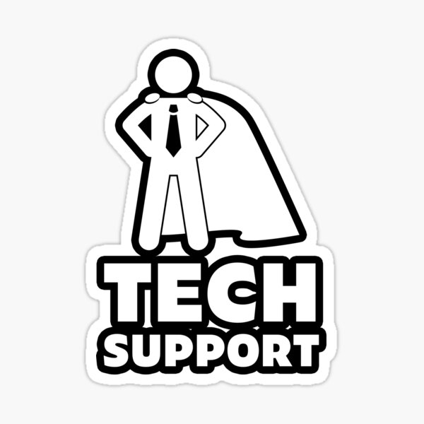 Artikel-Vorschau von Tech Support Superheld, designt und verkauft von arendbotha.