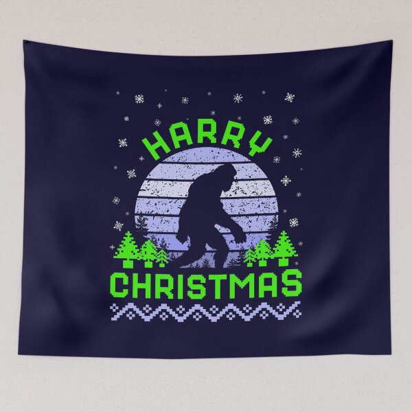 Item preview, Harry Christmas, Christmas Sasquatch (Bigfoot) Pun designed and sold by ACC .