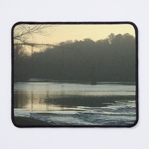 Item preview, Chattahoochee River picture of partial bridge on a sticker, greeting card, and mug  designed and sold by smichaeliv.