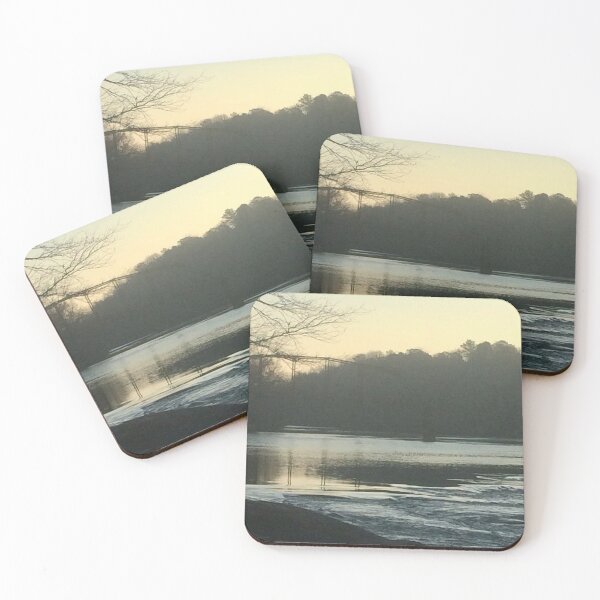 Item preview, Chattahoochee River picture of partial bridge on a sticker, greeting card, and mug  designed and sold by smichaeliv.
