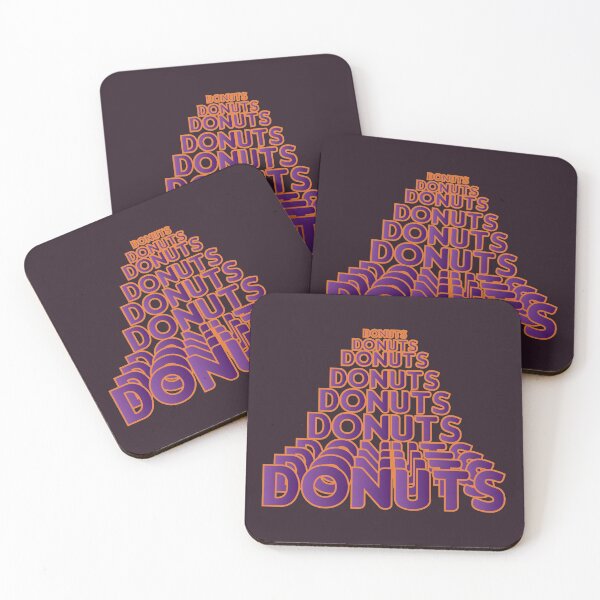 Item preview, Donuts in 3d typography designed and sold by Donutlovers.