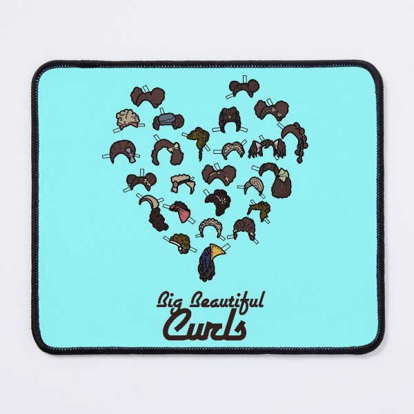 Item preview, "Big Beautiful Curls" - <3 Natural Hair designed and sold by LochNestFarm.