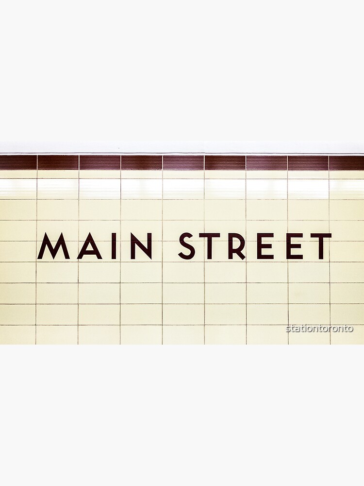 Main Street Toronto Subway Station by stationtoronto