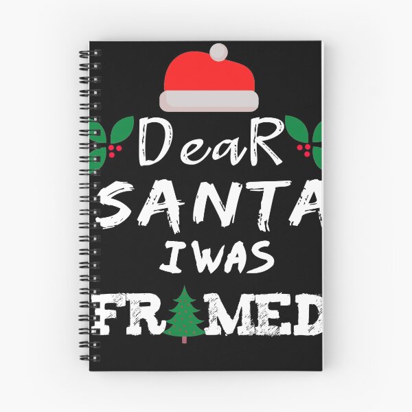 Item preview, Dear Santa I Was Framed Funny Christmas Tee For Women Man designed and sold by illustrapho.