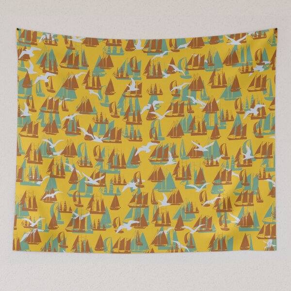Item preview, Ships and Gulls designed and sold by nosoonersaid.