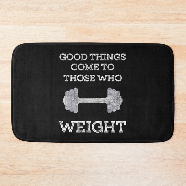 Item preview, Good things come to those who weight pun humour designed and sold by DesignsofNote.