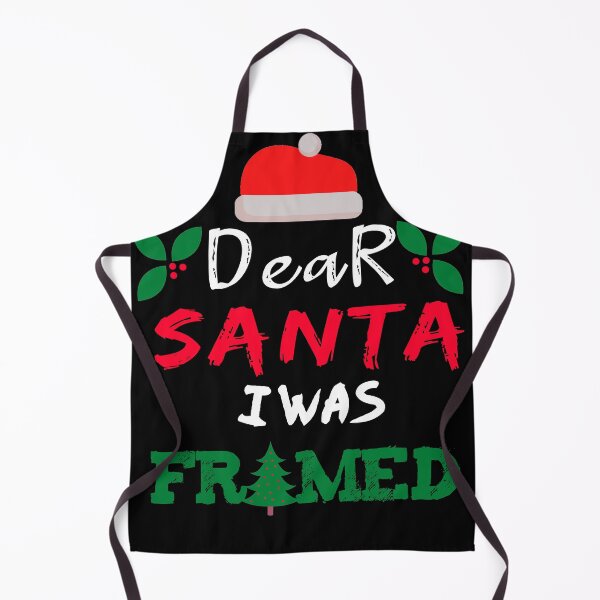 Item preview, Dear Santa I Was Framed Funny Christmas Tee For Women Man designed and sold by illustrapho.
