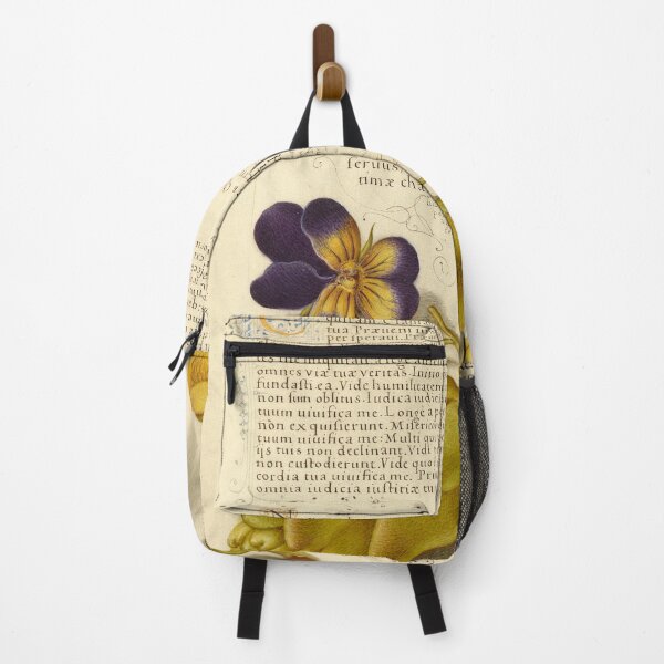Item preview, Naturalist Manuscript: Artichoke, Pansy, and Calligraphy Illumination by Joris Hoefnagel designed and sold by Naturalist Prints.