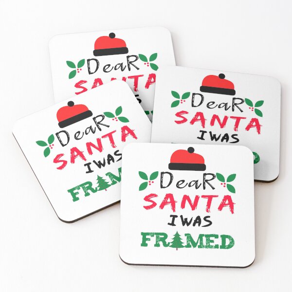 Item preview, Dear Santa I Was Framed Funny Christmas Tee For Women Man designed and sold by illustrapho.
