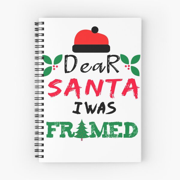 Item preview, Dear Santa I Was Framed Funny Christmas Tee For Women Man designed and sold by illustrapho.