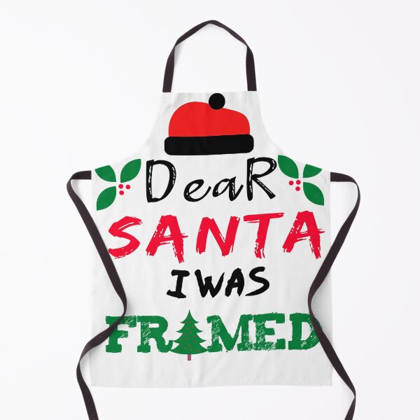 Item preview, Dear Santa I Was Framed Funny Christmas Tee For Women Man designed and sold by illustrapho.
