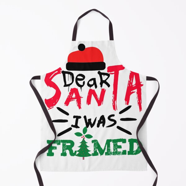 Item preview, Dear Santa I Was Framed Funny Christmas Tee For Women Man designed and sold by illustrapho.