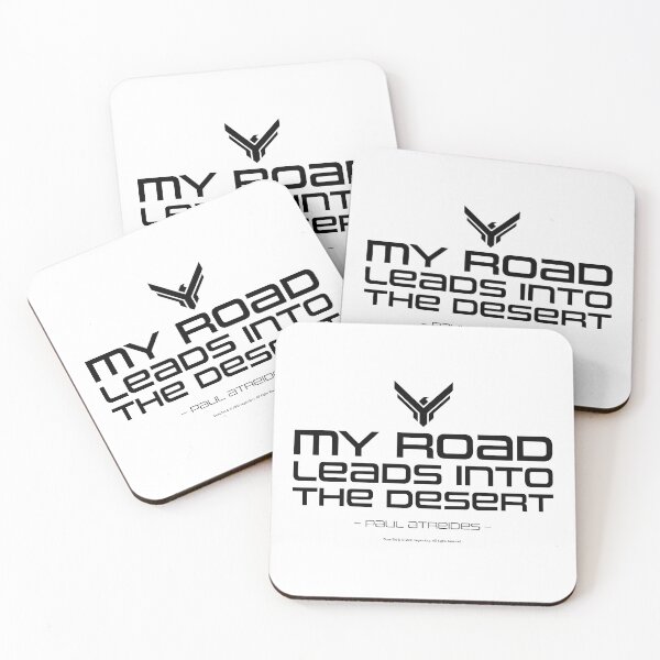Item preview, Dune movie quote: My road leads into the desert - Paul Atreides designed and sold by Eenig.