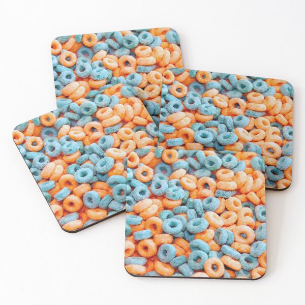 Item preview, Breakfast Loops - Blue and Orange designed and sold by BeastieToyz.