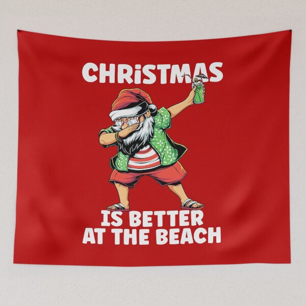 Item preview, Christmas Is Better At The Beach - Dabbing Santa designed and sold by Meliafroggy.