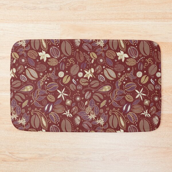 Item preview, Coffee Pattern, Coffee Corn Pattern, Coffee Bean Pattern Nature tree, art line branch, leaves, Bean, Grain. designed and sold by graphic-genie.