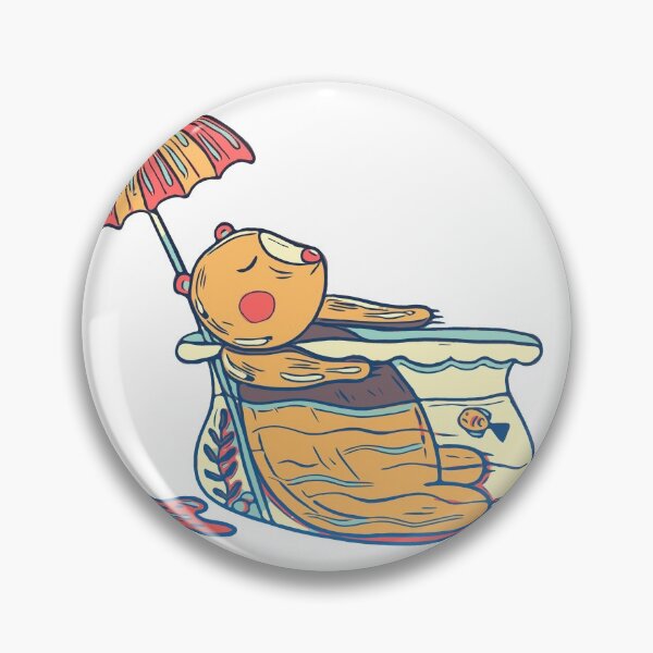 Item preview, Bear chillin in a fish tank designed and sold by tamongg14.