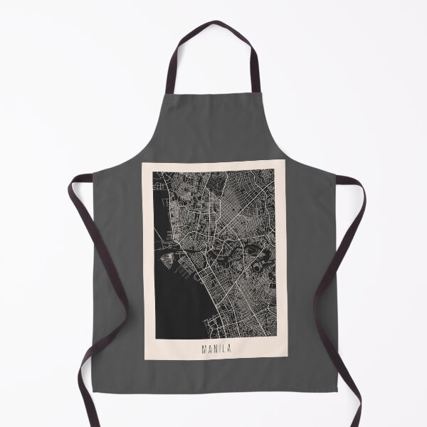 Item preview, Manila City Street Map Dark designed and sold by Teecha.