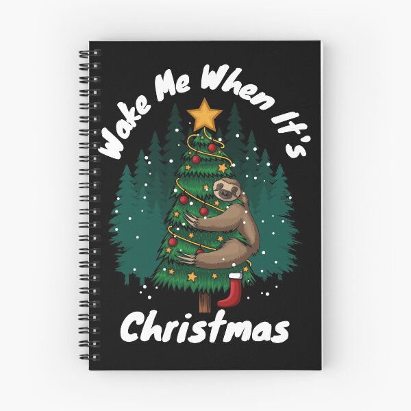 Item preview, Lazy Sloth Xmas Tree - Wake Me When It's Christmas designed and sold by jonrdesign.
