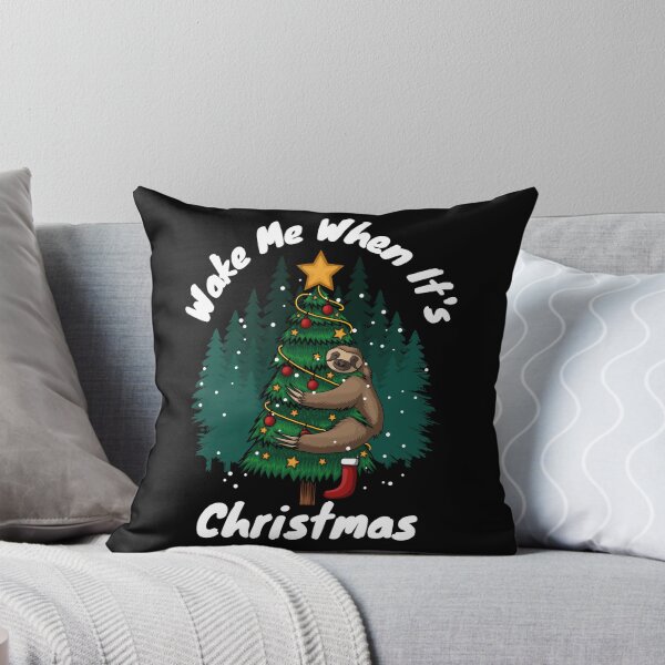 Item preview, Lazy Sloth Xmas Tree - Wake Me When It's Christmas designed and sold by jonrdesign.