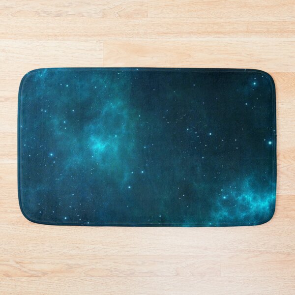 Item preview, Blue and Teal Galaxy Twinkle Stars, Moon and Clouds designed and sold by jessicaleah15.
