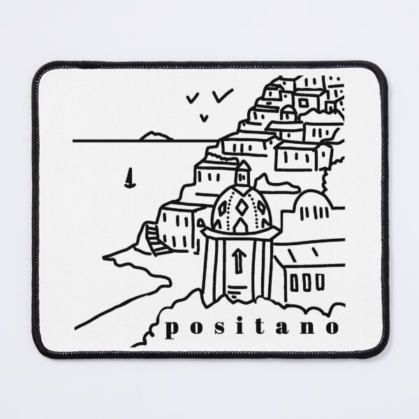Item preview, Positano view T-shirt designed and sold by Anna96Artwalls.