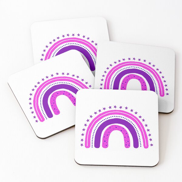 Item preview, Pink and Purple Rainbow Boho Inspired design designed and sold by OctGaveAParty.