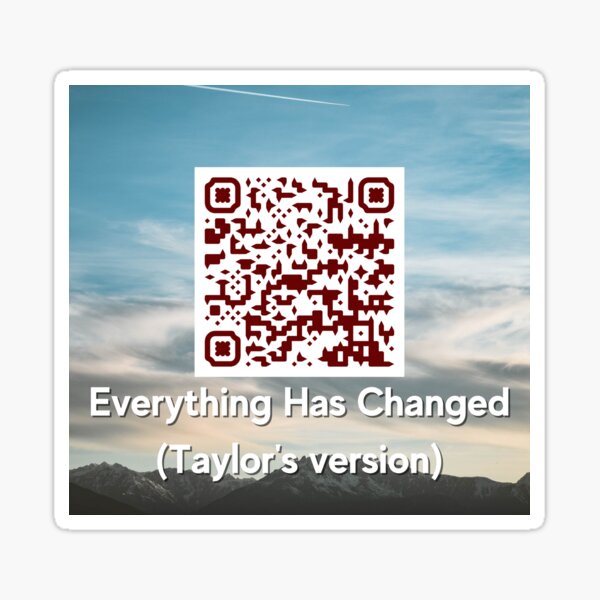 "Everything Has Changed - Red - TV" Sticker for Sale by Singinglover ...