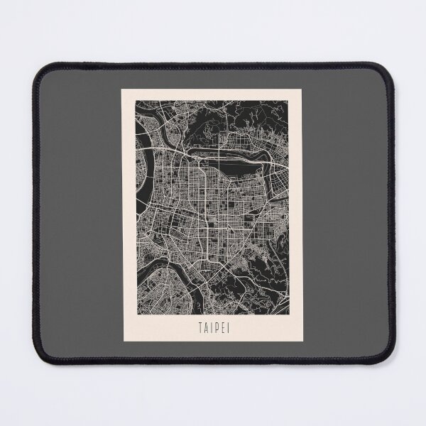 Item preview, Taipei City Street Map Dark designed and sold by Teecha.