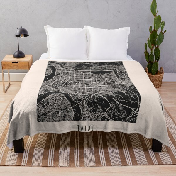 Item preview, Taipei City Street Map Dark designed and sold by Teecha.
