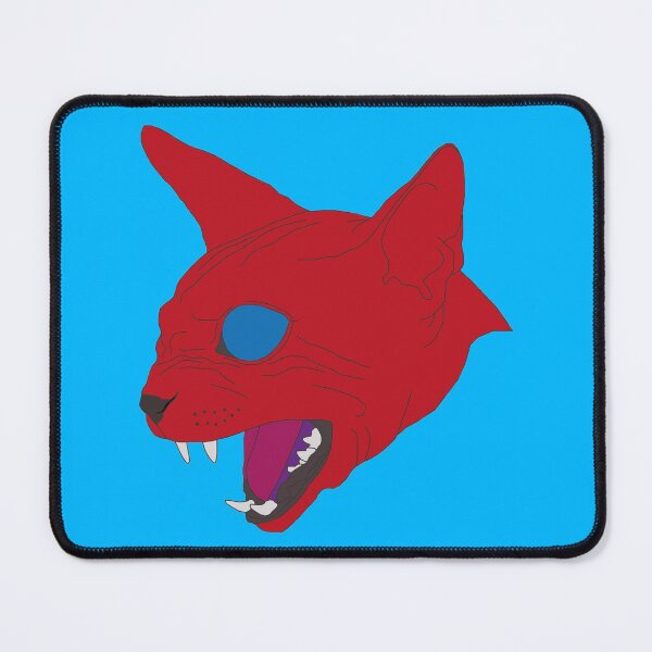 Item preview, Sphynx cat with blue eyes and red skin designed and sold by Clown-Snail.