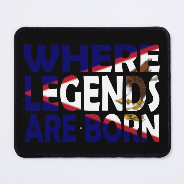 Item preview, Samoa Flag - Where Legends Are Born designed and sold by Quotes-I-Wear.