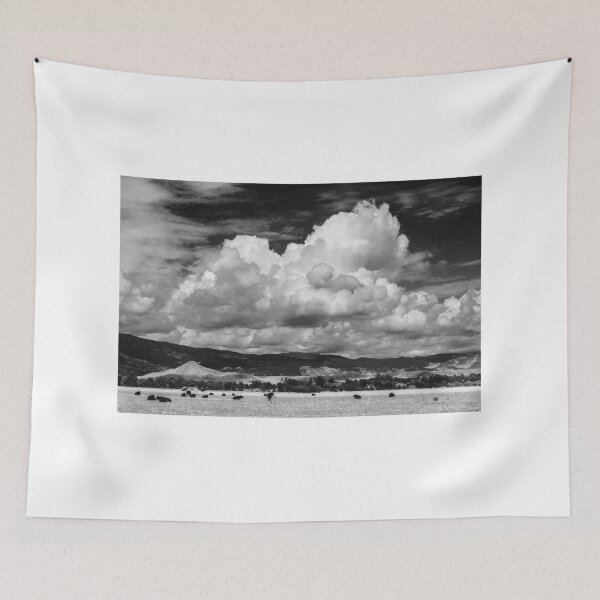 Item preview, Colorado Cattle Ranch In Black and White designed and sold by Gregory J Summers.