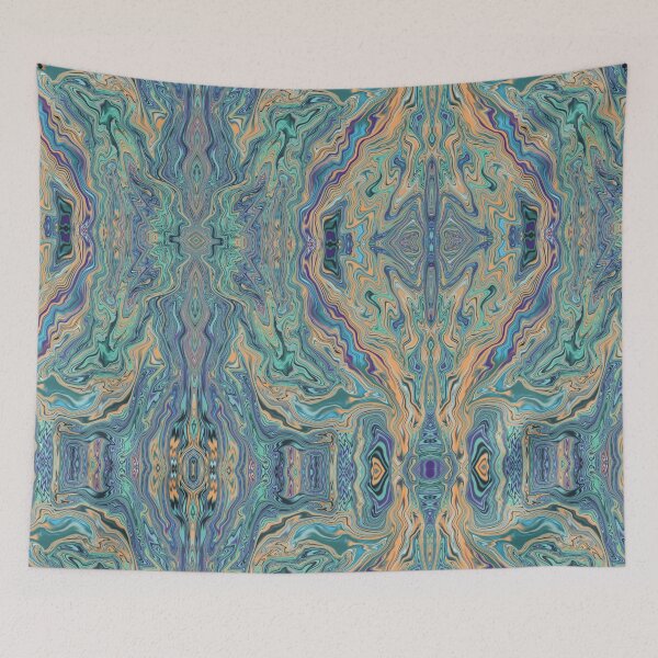 Item preview, Rorschach huba | liquid pour | marble art designed and sold by Amanda Ozga.
