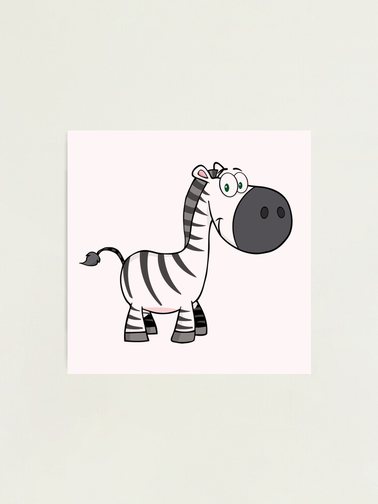 cute cartoon zebra