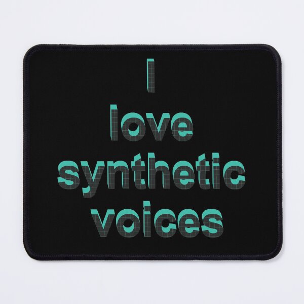Item preview, Love synthetic voices, electronic music, modern music designs designed and sold by Kirei-Lily.