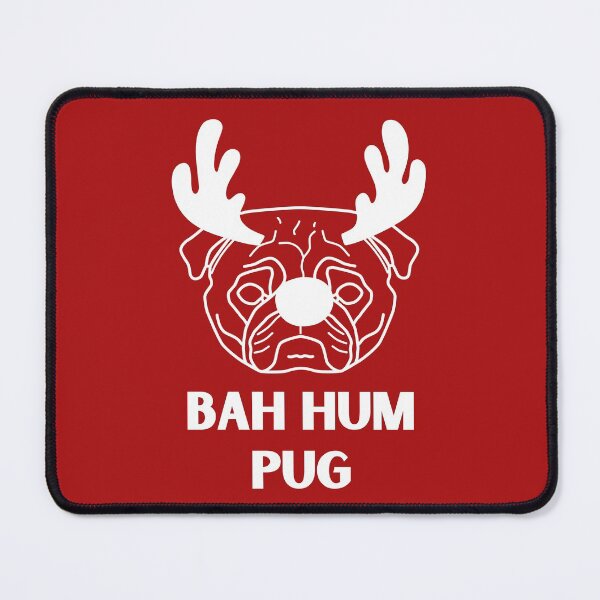 Item preview, Funny Christmas Pyjama Top, Bah Hum Pug, Funny Christmas Pug Pun, Family Christmas Pyjama Top designed and sold by Coralgb.
