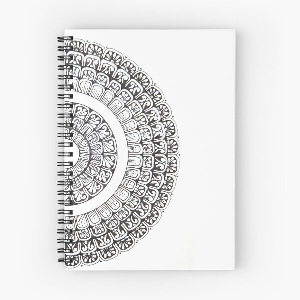 Item preview, Black and White Hand drawn Mandala designed and sold by Rohini  Ramesh.
