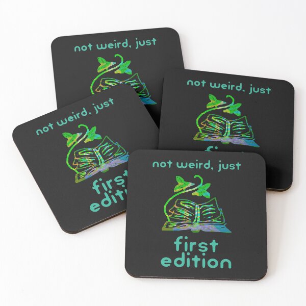 Item preview, Not weird just first edition bookworm designed and sold by DesignsofNote.