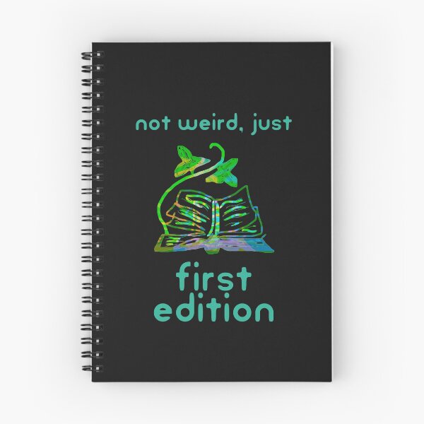 Item preview, Not weird just first edition bookworm designed and sold by DesignsofNote.