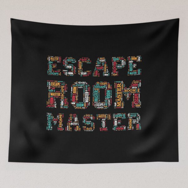 Item preview, Escape Room Master Puzzle Game Escaping Crew Team print designed and sold by theodoros20.