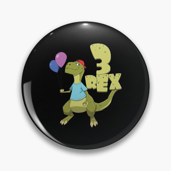 Item preview, Kids Three Rex T-Rex Birthday 3 Year Old Girl Boy Kids graphic designed and sold by theodoros20.