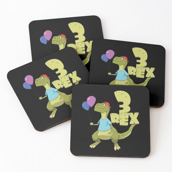 Item preview, Kids Three Rex T-Rex Birthday 3 Year Old Girl Boy Kids graphic designed and sold by theodoros20.